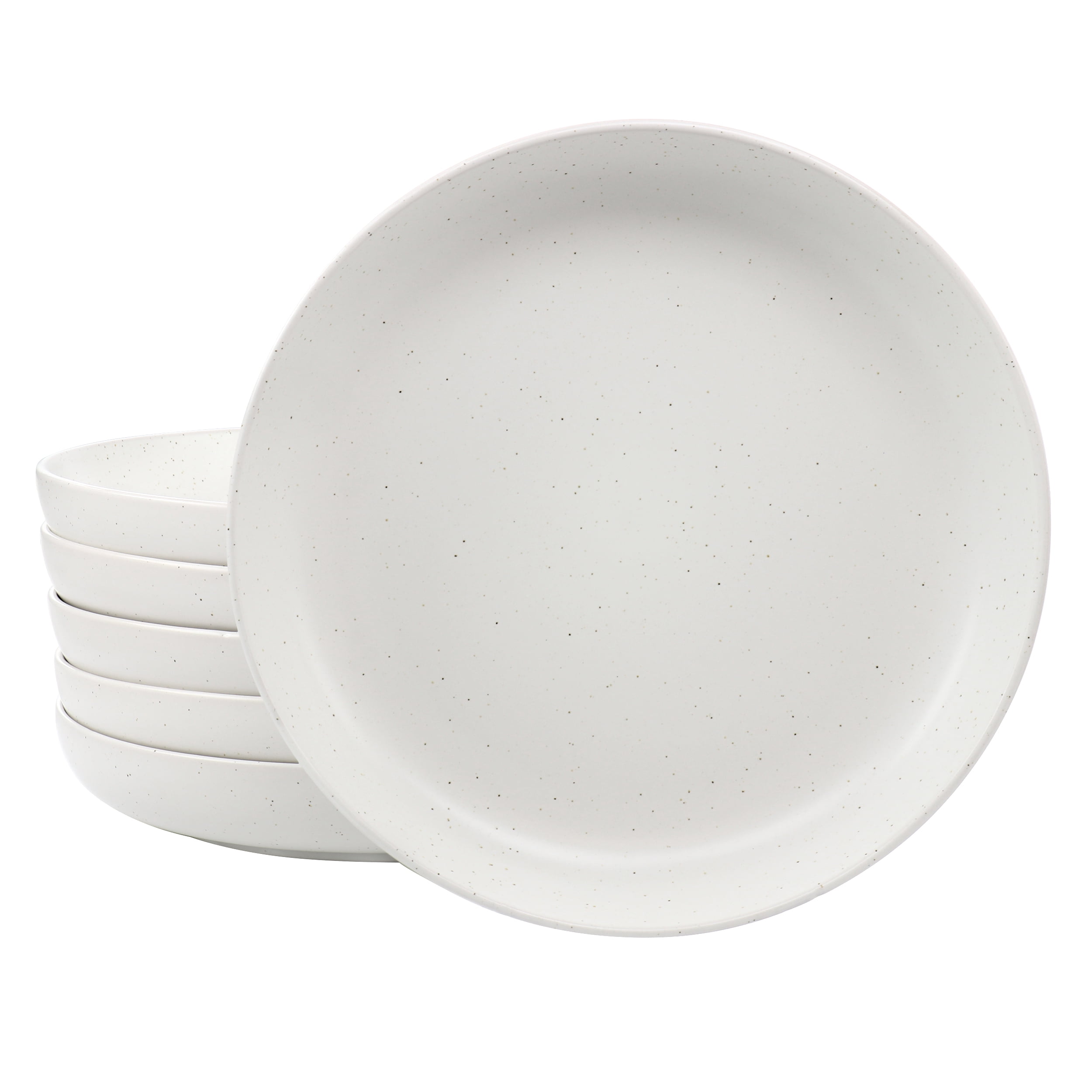 Studio 3B Mio 6 Piece 9.5 Inch Round Stoneware Bowl Set in Sea Salt