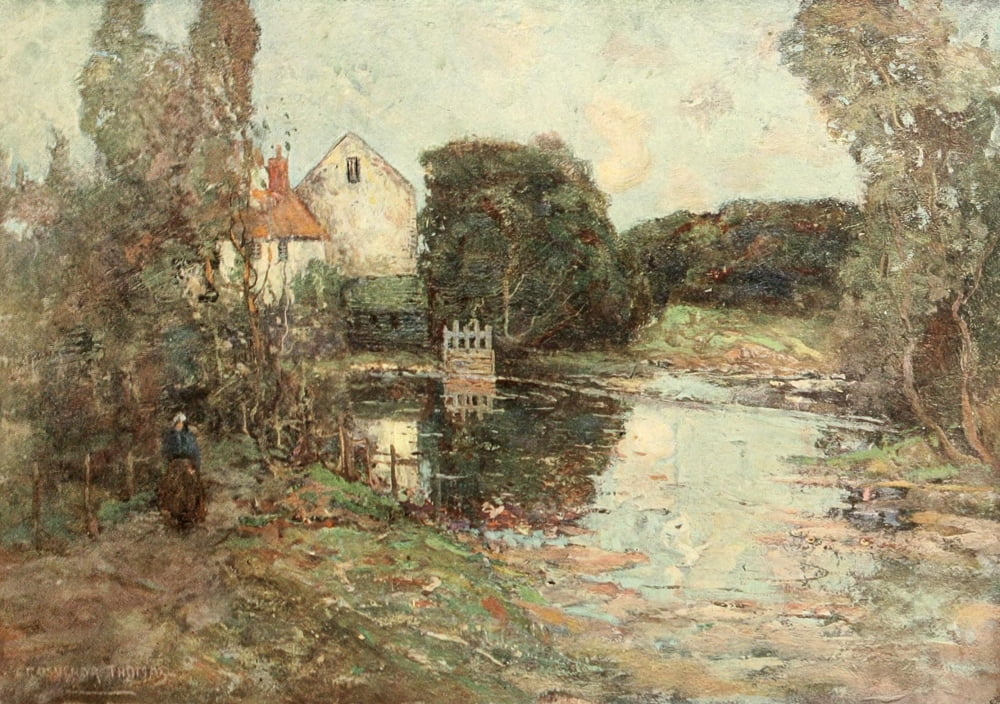 Studio 41 1907 Cluden Mill Scotland Canvas Art - Grosvenor Thomas (18 x 24)