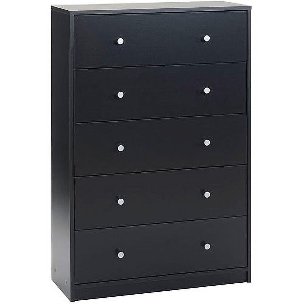 Studio 5drawer Dresser, Black
