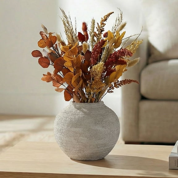 Studio 55D Sparta 7 1/2" High Pumice Gray Ceramic Vase