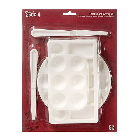 Studio 71 Palette & Knives Set: 5 pieces