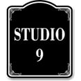 thumbnail image 1 of Studio 9 BLACK Aluminum Composite Sign, 20"x24", 1 of 10