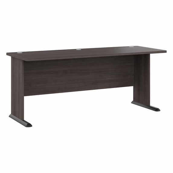Studio A 72W Computer Desk in Storm Gray - Engineered Wood