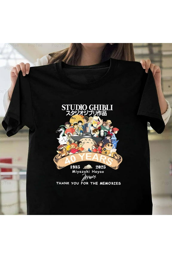 Studio A Ghibli A 40 A Years A 1985-2025 AN UNISEX A T-Shirt Unisex, up to 5XL