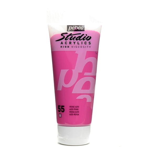 Studio Acrylic Paint azo pink, 100 ml (pack of 3)