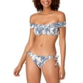thumbnail image 1 of Studio Anne Cole Smocked Off The Shoulder Bikini Top, 1 of 3