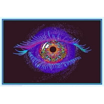 Studio B Cosmic Eye Non-Flocked Blacklight 36" x 24" Poster