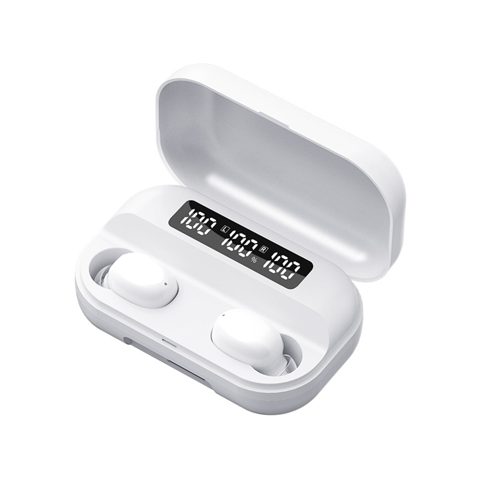 Studio Buds - True Wireless Noise Cancelling Earbuds - Compatible with IOS & Android, Built-in Microphone, IPX4 Rating, Sweat Resistant Earphones, Class 1 Bluetooth Headphones(White)