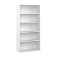 thumbnail image 1 of Studio C 5 Shelf Bookcase in White - Engineered Wood, 1 of 5