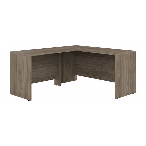 Studio C 60W L Shaped Desk with 42W Return in Modern Hickory - Engineered Wood