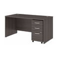 thumbnail image 1 of Studio C 60W Office Desk with File Cabinet in Storm Gray - Engineered Wood, 1 of 8