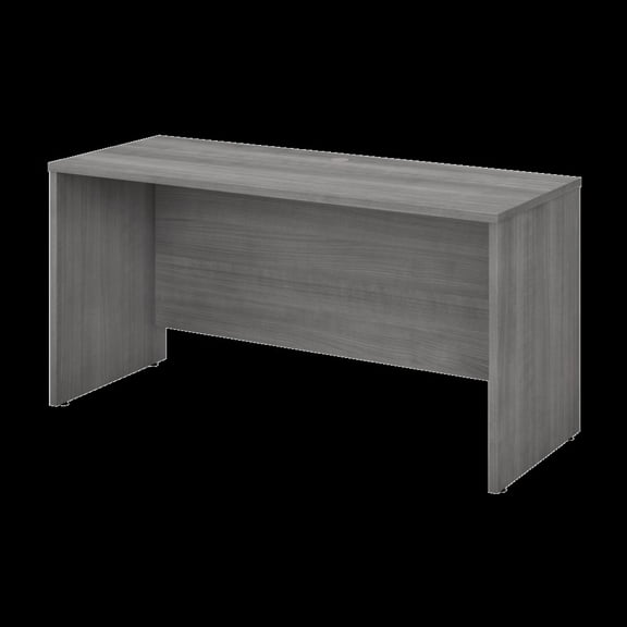 Studio C 60W x 24D Credenza Desk in Platinum Gray - Engineered Wood