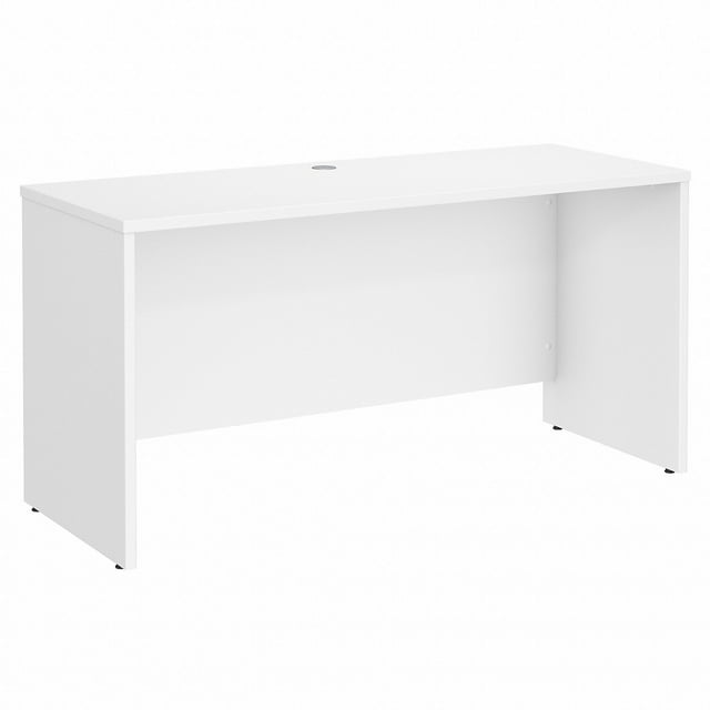 Studio C 60W x 24D Credenza Desk in White Engineered Wood