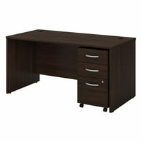 Studio C 60W x 30D Office Desk with Mobile File Cabinet in Studio C 60W x 30D Office Desk with Mobile File Cabinet in