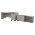 thumbnail image 1 of Studio C 72W Desk with Storage and Drawers in Platinum Gray - Engineered Wood, 1 of 7