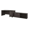 thumbnail image 1 of Studio C 72W Office Desk with Return and Drawers in Storm Gray - Engineered Wood, 1 of 6