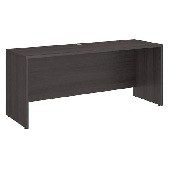 Studio C 72W x 24D Credenza Desk in Storm Gray - Engineered Wood