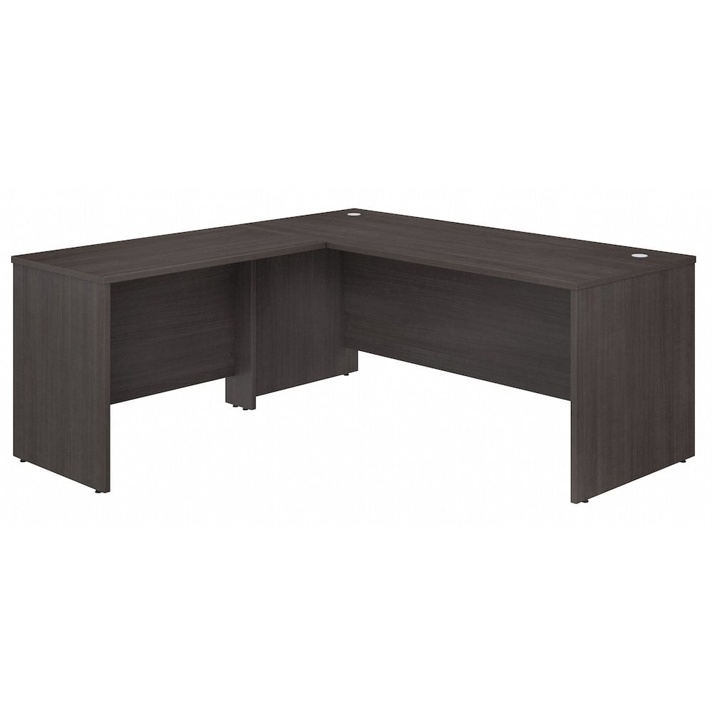 Studio C 72W x 30D L Shaped Desk with 42W Return in Storm Gray - Engineered Wood