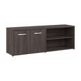 thumbnail image 1 of Studio C Low Storage Cabinet with Doors in Storm Gray - Engineered Wood, 1 of 9