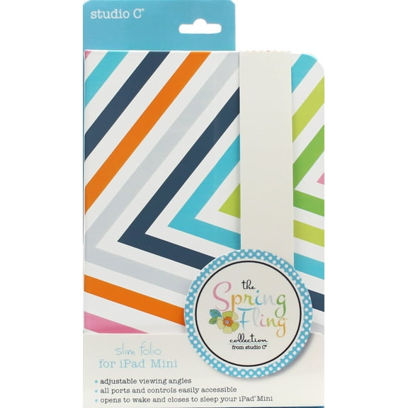 Studio C Spring Fling Collection Slim Folio for iPad mini 96118
