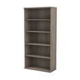 thumbnail image 1 of Studio C Tall 5 Shelf Bookcase in Modern Hickory - Engineered Wood, 1 of 5