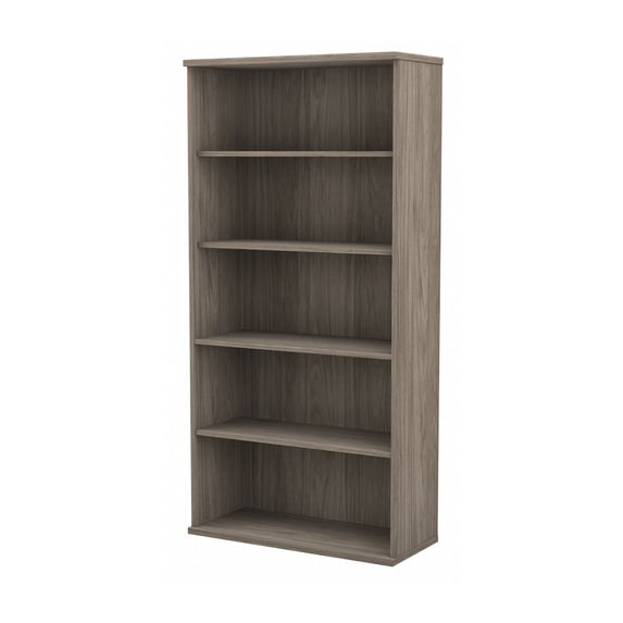 Studio C Tall 5 Shelf Bookcase in Modern Hickory - Engineered Wood