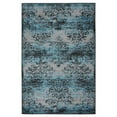 thumbnail image 1 of Studio Collection Vintage French Damask Design Contemporary Modern Area Rug Rugs 3 Different Color Options  (Damask Silver Grey / Aqua Blue, 2 x 3), 1 of 3