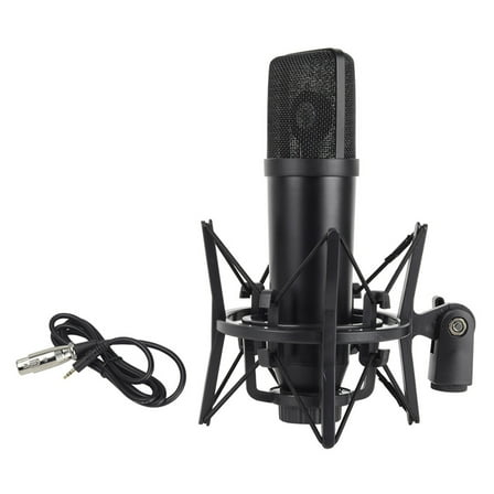 Studio Condenser Microphones Low Noise Metal Body Universal XLR Connection