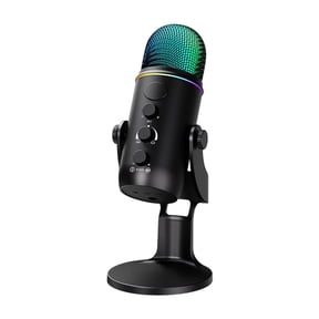 Studio Condenser USB Microphones with Professional Reduction Volumes Control Easy Setups for Voice Recording
