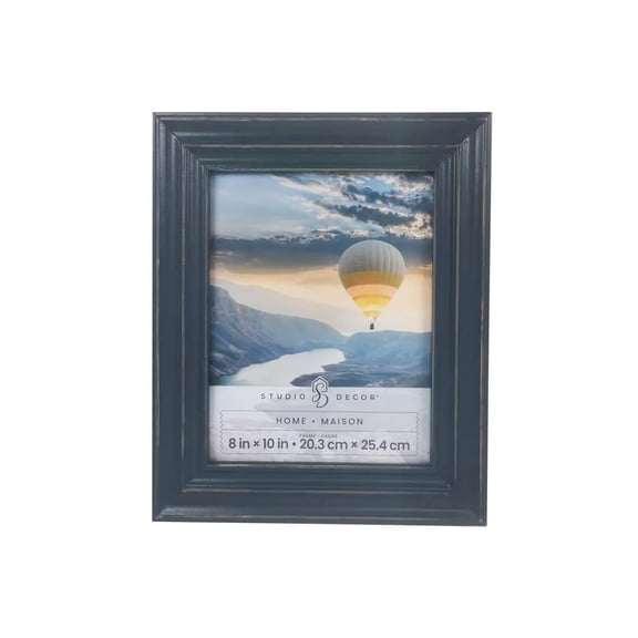 Studio Decor Home True Blue Catalina Frame - Modern Wall Photo Frame, Vibrant Blue Finish, 8" x 10" Display, 1 Pack