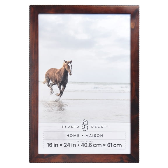Studio Decor Home Brown with Beaded Edge Wood Wall Frame, 6 Pack
