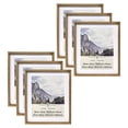 thumbnail image 1 of Studio Decor Home Natural Walnut Stain Wood Frame with Mat, 6 Pack, 1 of 7