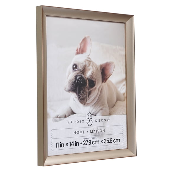 Studio Decor Picture Frame - Elegant Home Collection Wall Accent - Champagne - 11" x 14" - 1-Pack
