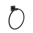 thumbnail image 1 of Studio Design Collection Black Matte 7 x 3in. Towel Ring, Black, 1 of 4
