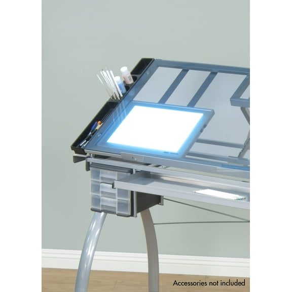 Studio Designs 2-Pack Light Pad Metal Support Bars, Silver