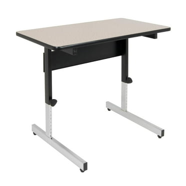 Studio Designs Adapta 36W Square Table Black and Spatter Gray 410381