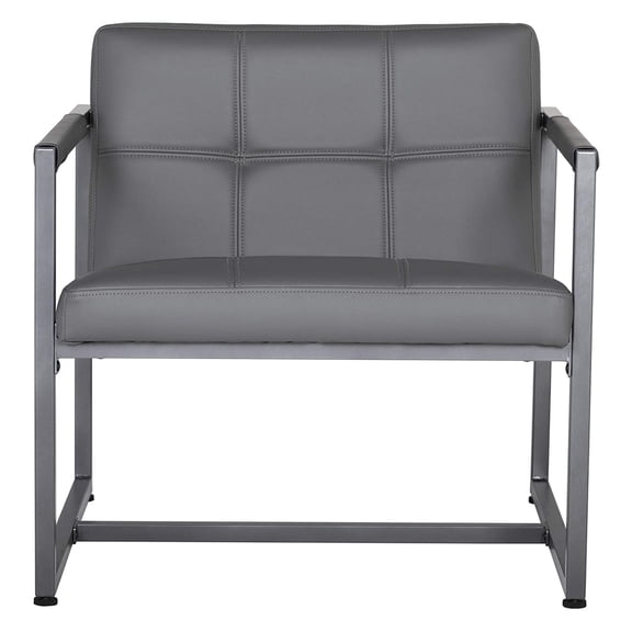 Studio Designs Home Camber Mid-Century Modern Accent Chair in Gray