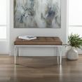 thumbnail image 1 of Studio Designs Home Lintel 35" Wide Bonded Leather Bench, Caramel, 1 of 9