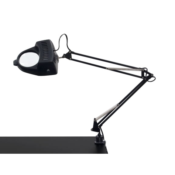 Studio Designs Magnifying Lamp with LED Bulb for Crafts, Sewing and Hobbies - Black