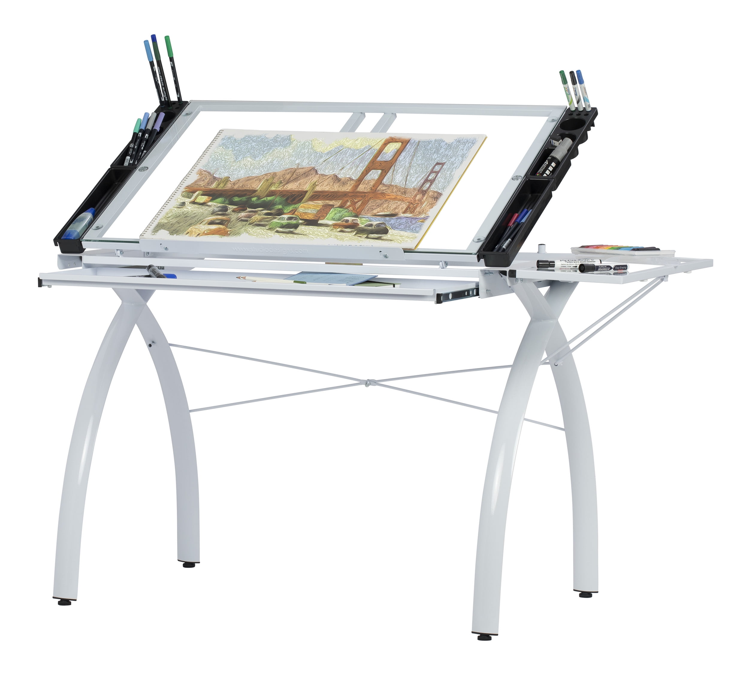 Studio Designs Futura Craft Station Drafting, Craft Table with 9.5