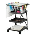 thumbnail image 1 of Studio Designs Triflex Metal 4-Tier Mobile Art and Craft Organizer Cart in Black, 1 of 10
