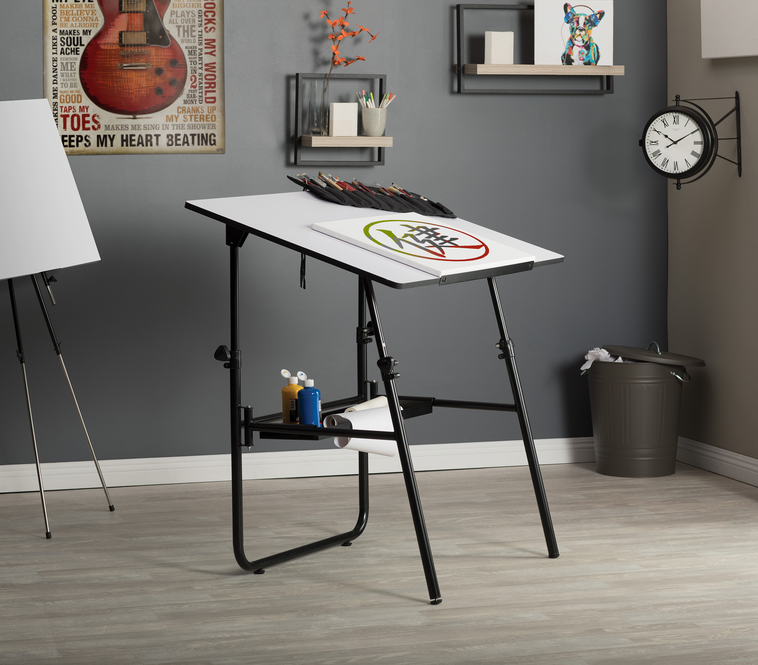 Studio Designs Ultima Drafting Table with Adjustable Fold-A-Way Base and 42"x 30" Top - image 1 of 14