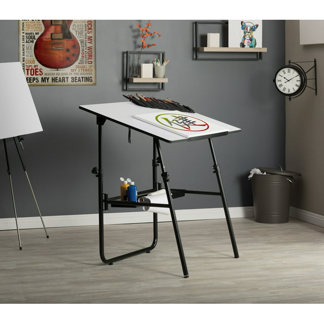 Studio Designs Ultima Drafting Table with Adjustable Fold-A-Way Base and 42"x 30" Top