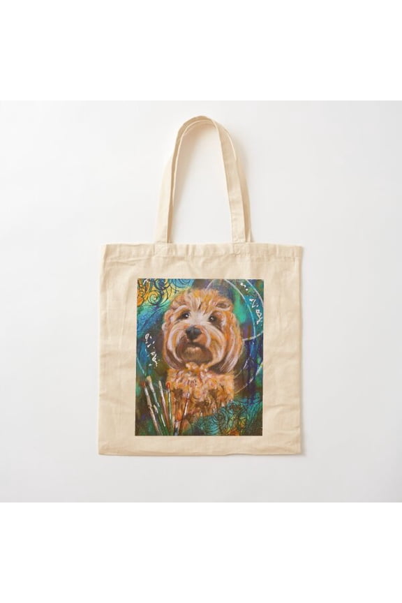 Studio Dog Canvas Tote Bags, Reusable Shopping Bag