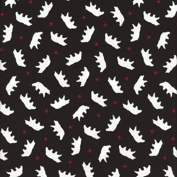 Studio E Fabrics Warm Winter Wishes Lucie Crovatto Tiny Bears Tossed