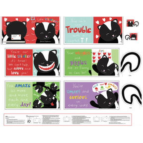 Studio E Huggable & Loveable Our Little Stinker Skunk Cotton Fabric by The Yard