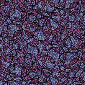Studio E Outside The Lines Magic Circles Amethyst Fabric By The Yard