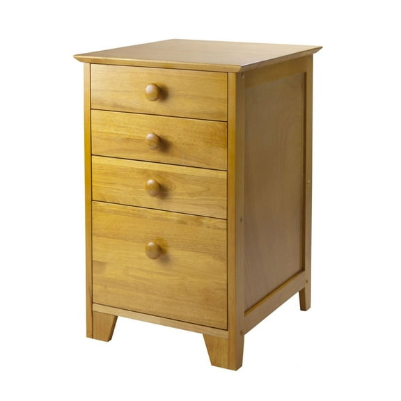 Studio Filing Cabinet, Wooden or Metal Storage Organizer for Home or Office