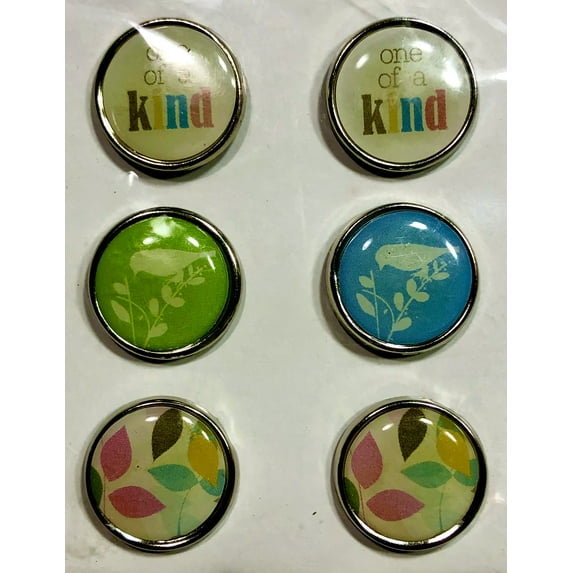 Studio G Epoxy Brads, 6 Piece