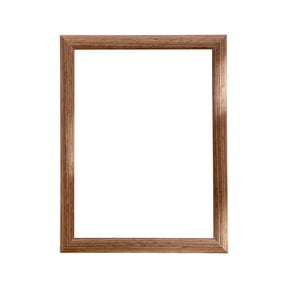 Studio Gallery Classic Picture Frame Natural Woodgrain, Vertical & Horizontal Wall Hanging Large Picture Frame for Photos, Posters & Art Prints - 4.76 x 6.73 inch (Coffee)